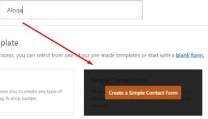 How to make a contact form for a WordPress site