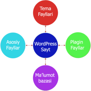 What is WordPress made of and how does it work?