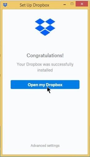 Dropboxni ochish