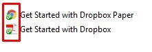 dropbox fayllari