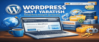 WordPress sayt yaratish